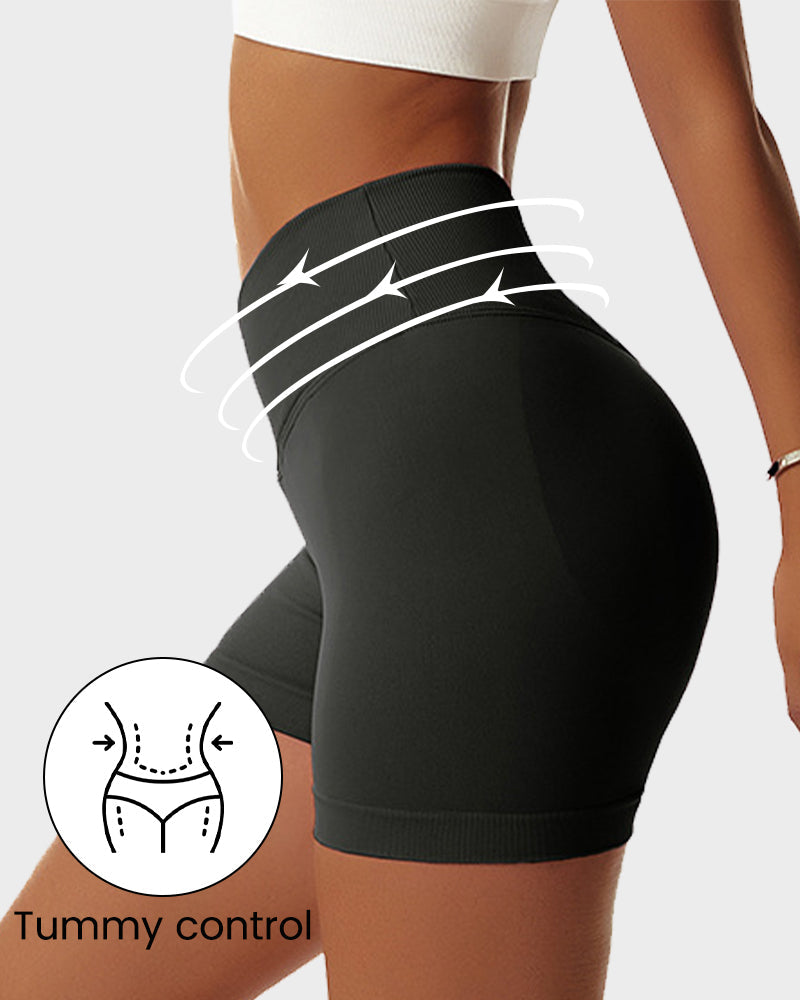 V-Cross Taille Po-Formende Fitness Shorts