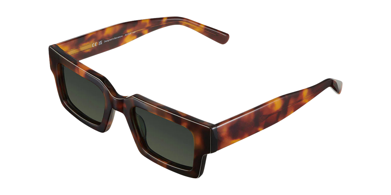 Städtische rechteckige Sonnenbrille