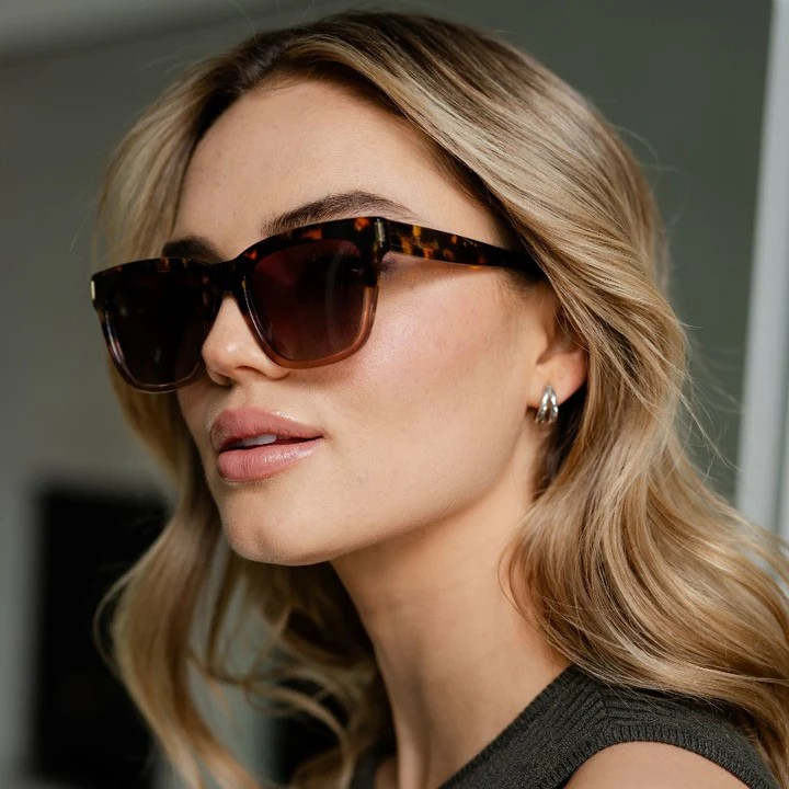 Eternal Chic Damen Polarisierte Quadratische Sonnenbrille