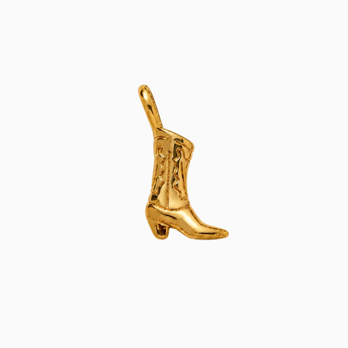 Charms - Anhänger mit goldenem Stiefel