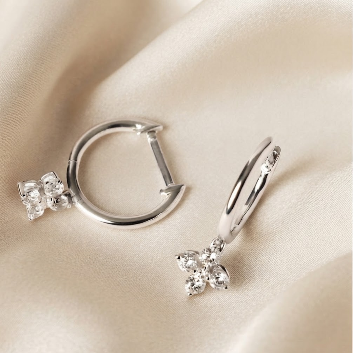 Lia Diamond Accent Hoop Earrings