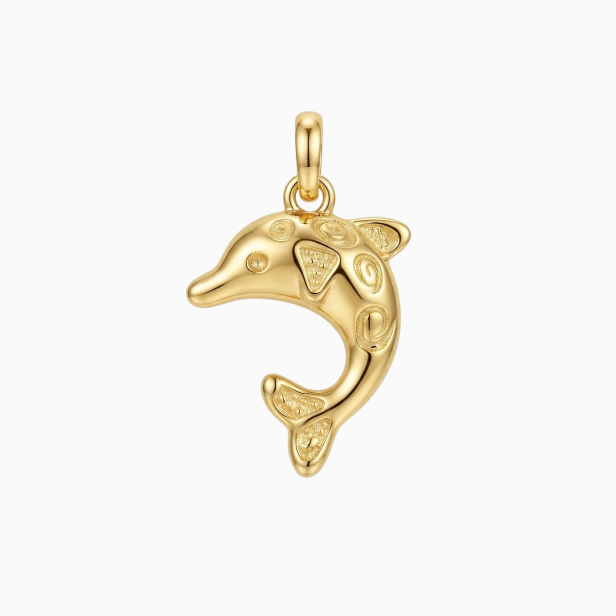 Charms - Gold Dolphin Pendant