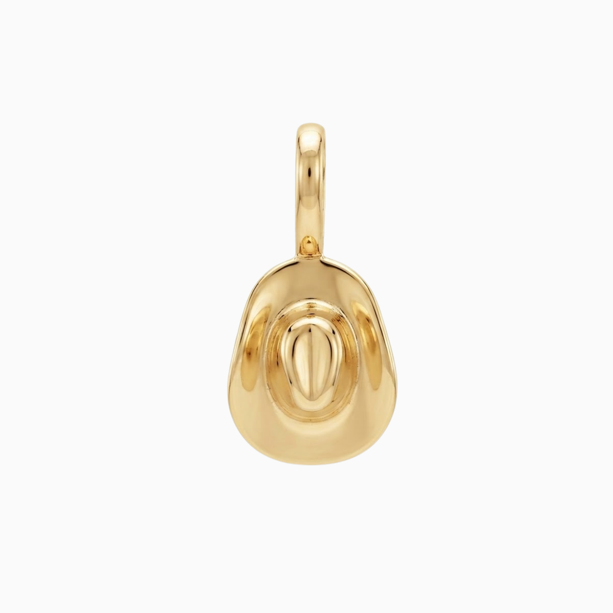 Charms - Gold Cowboy Hat Pendant