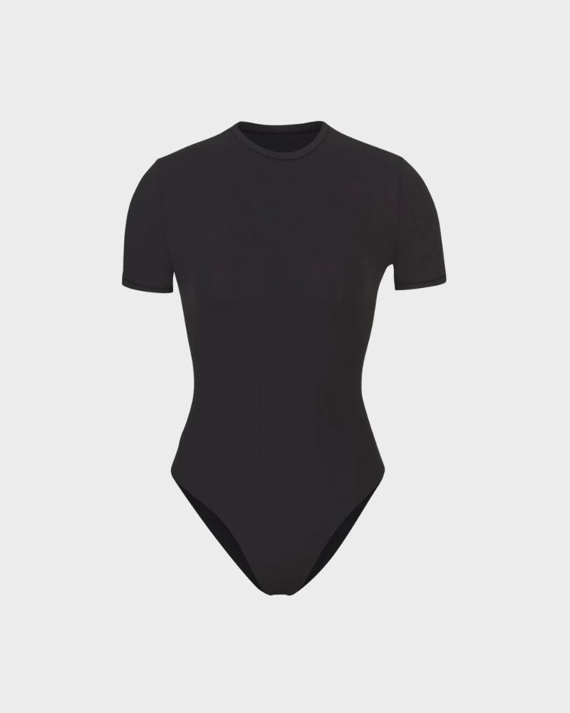 Alltags-Wear Nahtloses T-Shirt Bodysuit