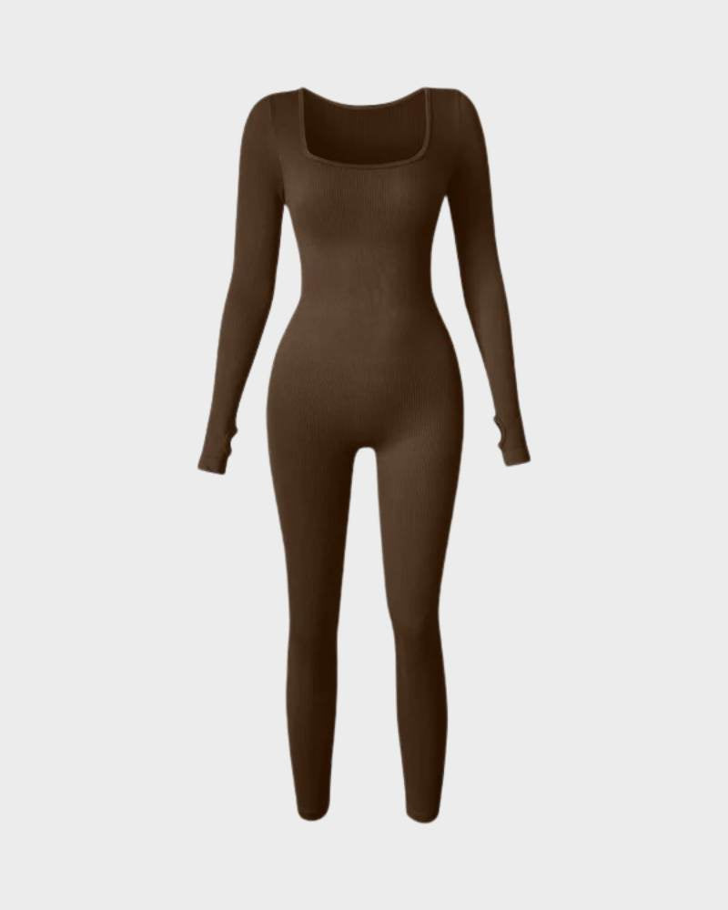 Langarm Vollkörperformende Bodysuit