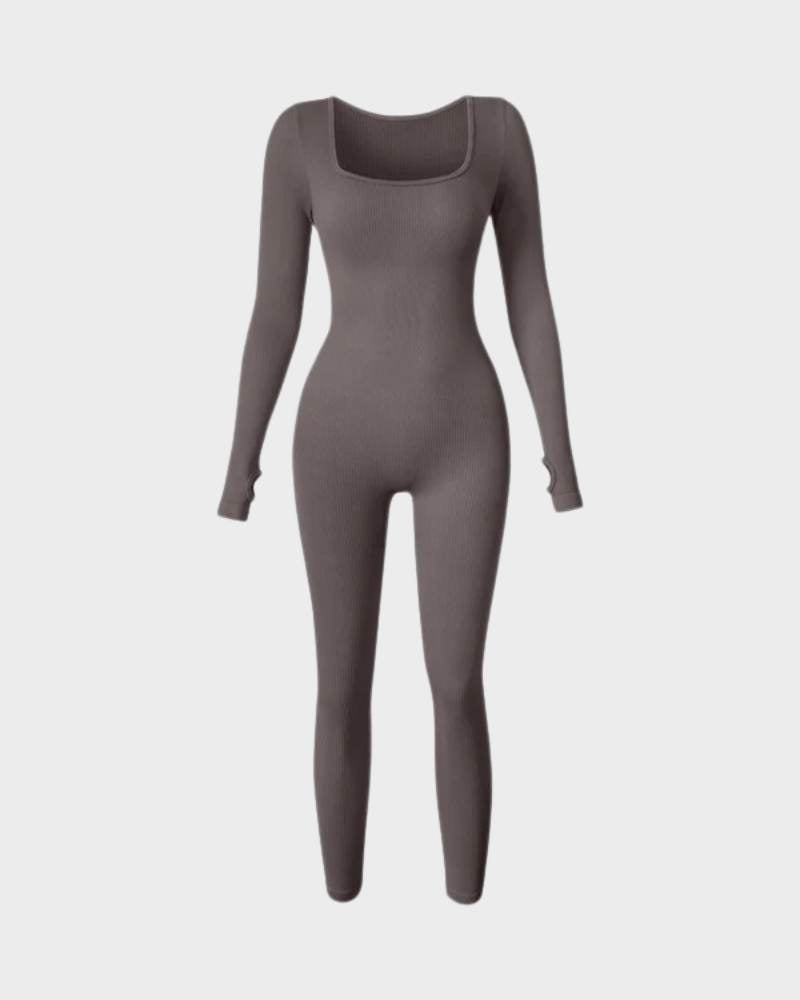 Langarm Vollkörperformende Bodysuit