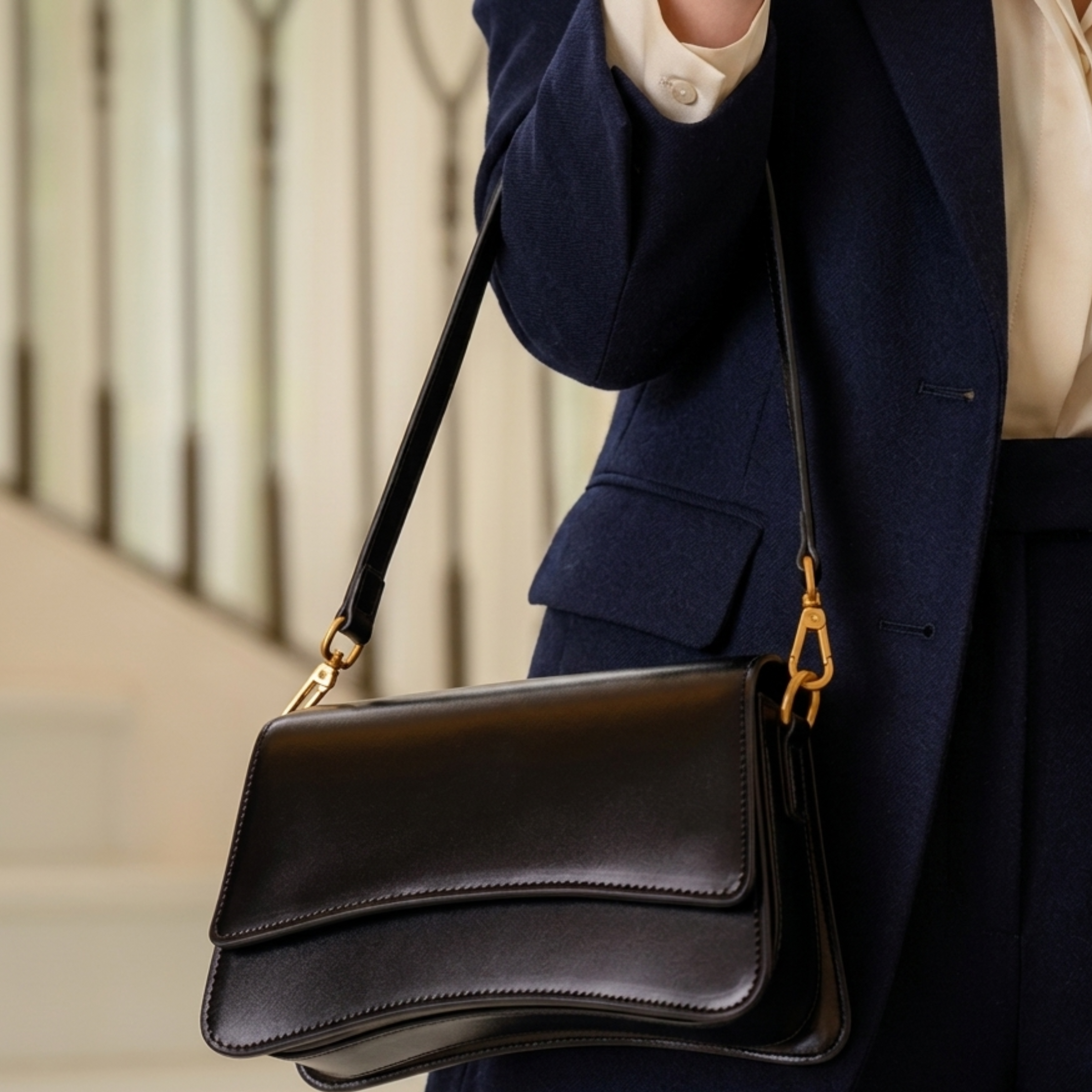 Kaie Genuine Leather Shoulder Bag
