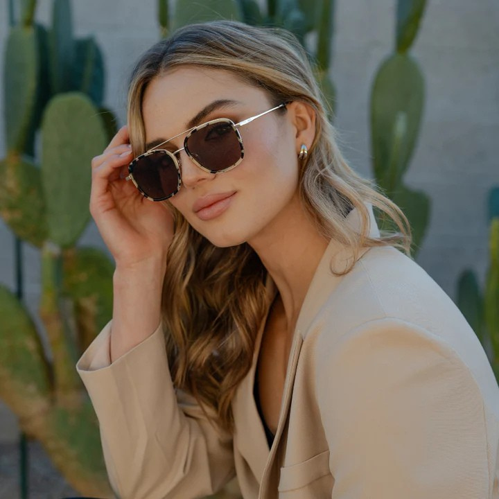 Aurora Luxe Polarized Aviator Sunglasses