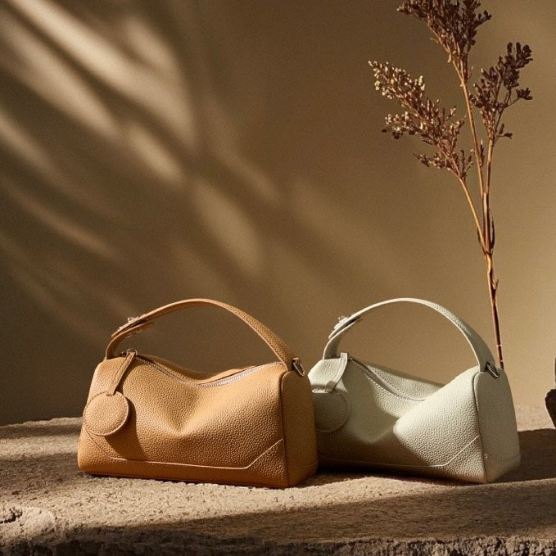 Euphéra Echtleder Boston-Tasche