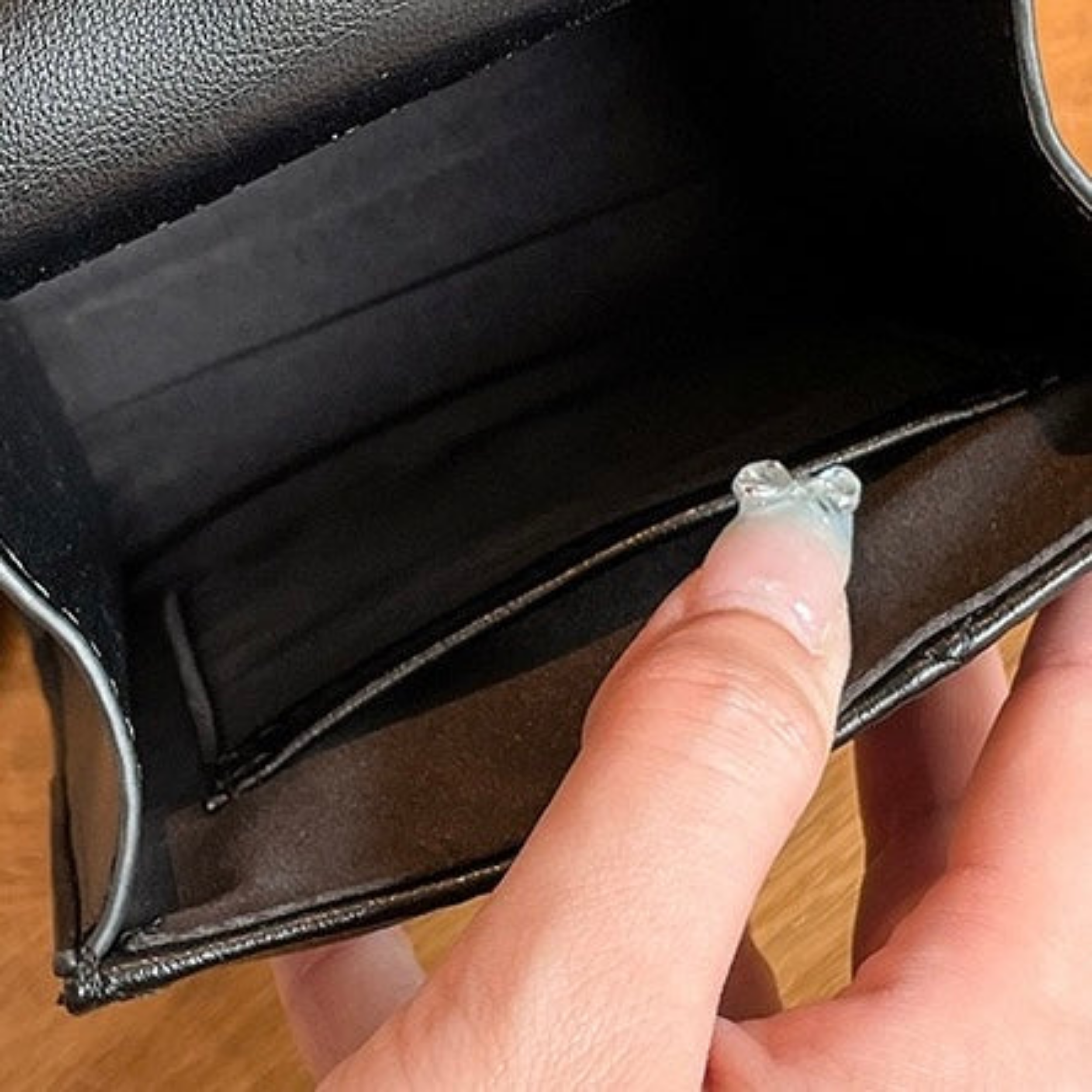 Celesthée Genuine Leather Chain Mini Crossbody Phone Bag