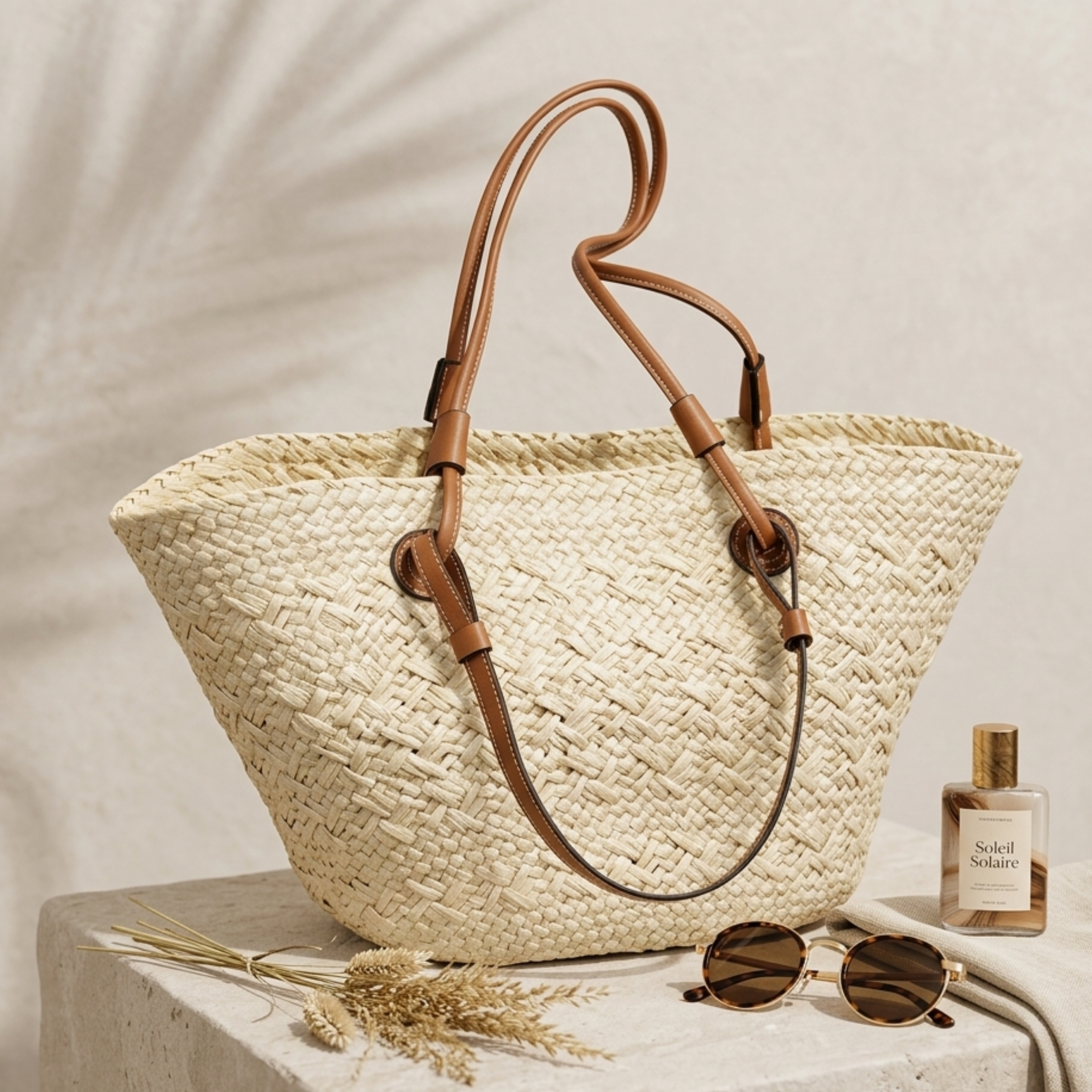 Handgefertigte Rattan-Korb-Sommertasche – Nachhaltige Taschen
