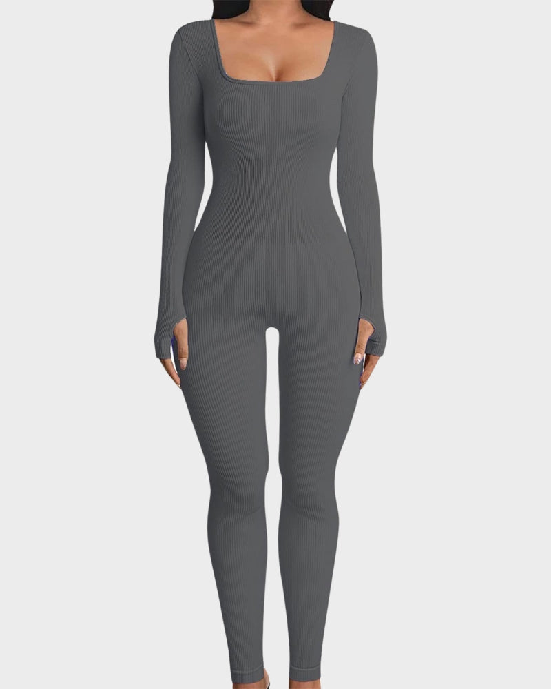 Langarm Vollkörperformende Bodysuit