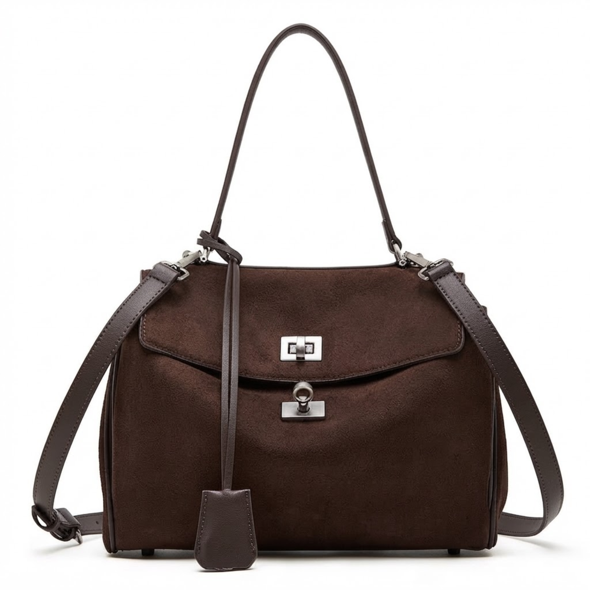 Elarna vegane Wildleder schicke Handtasche