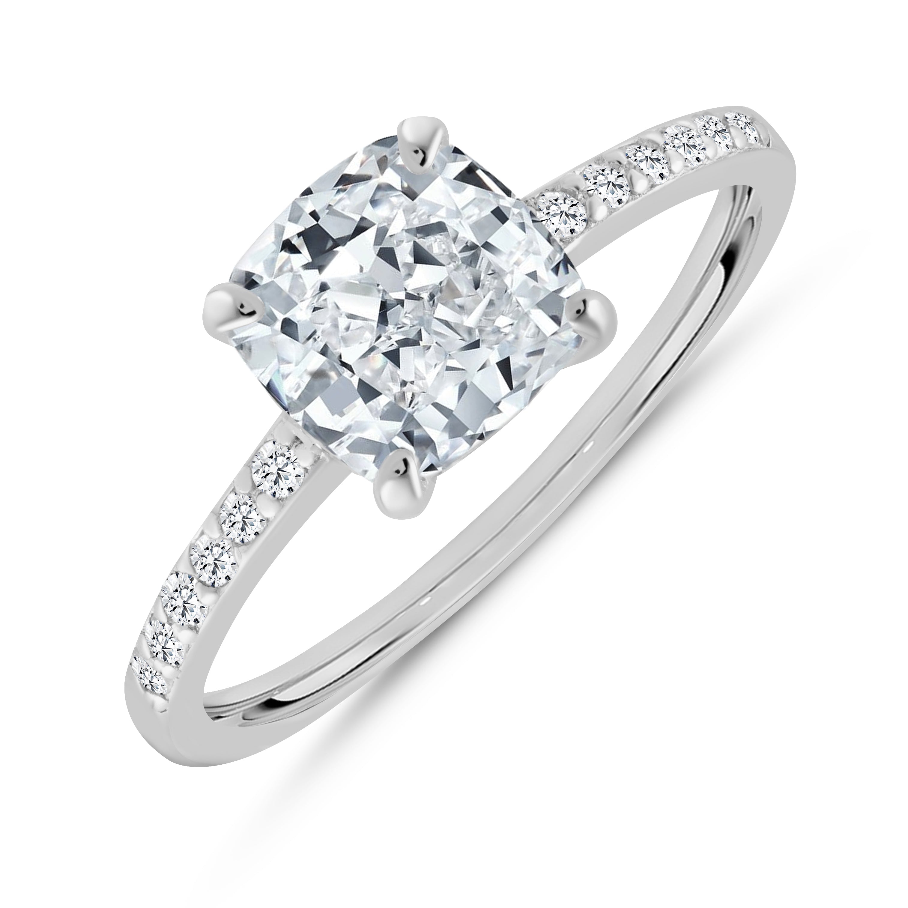 Ethereal Glow Moissanit Ring