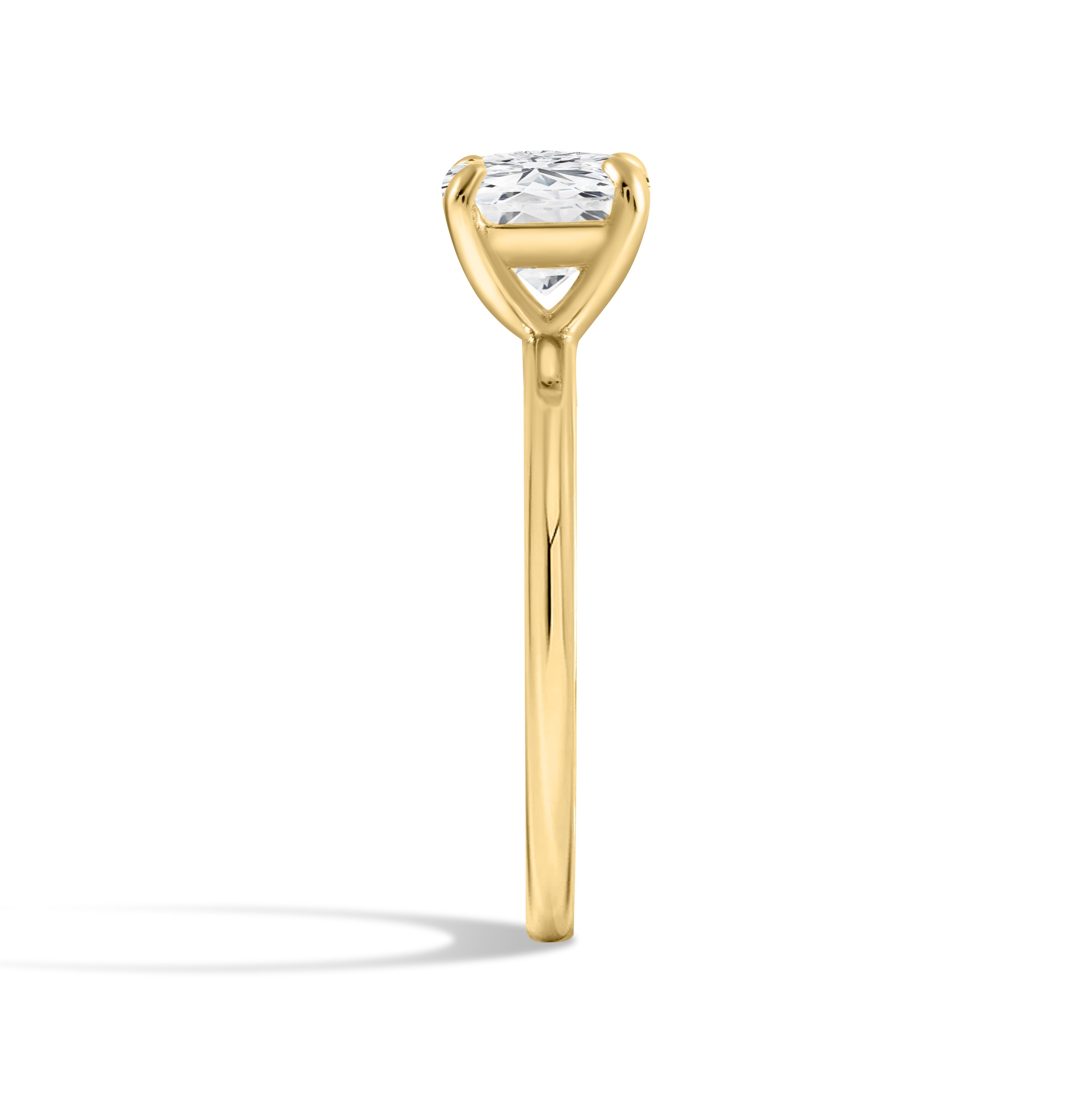 Ewige Eleganz Moissanite Solitär Goldring