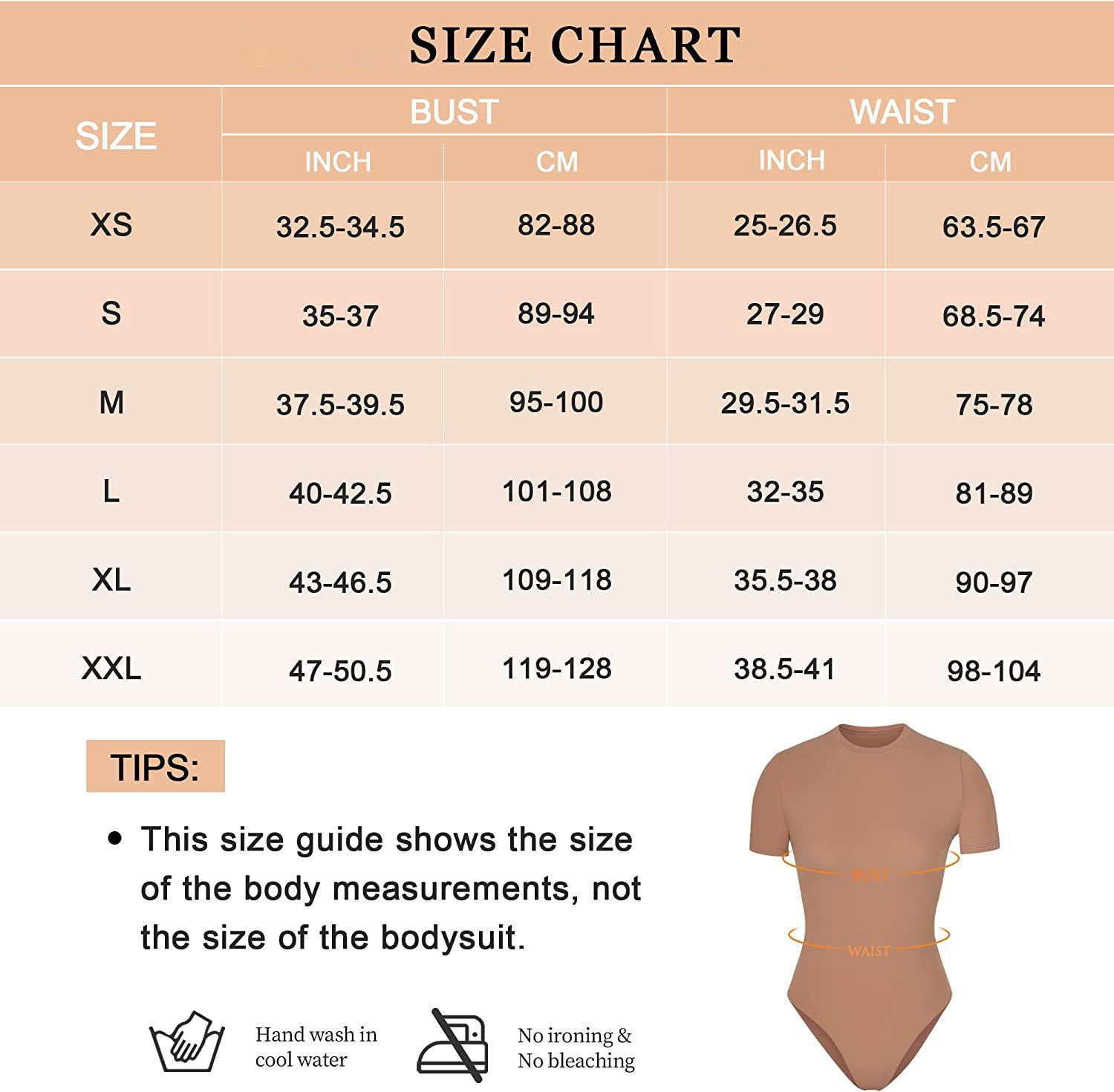 Alltags-Wear Nahtloses T-Shirt Bodysuit