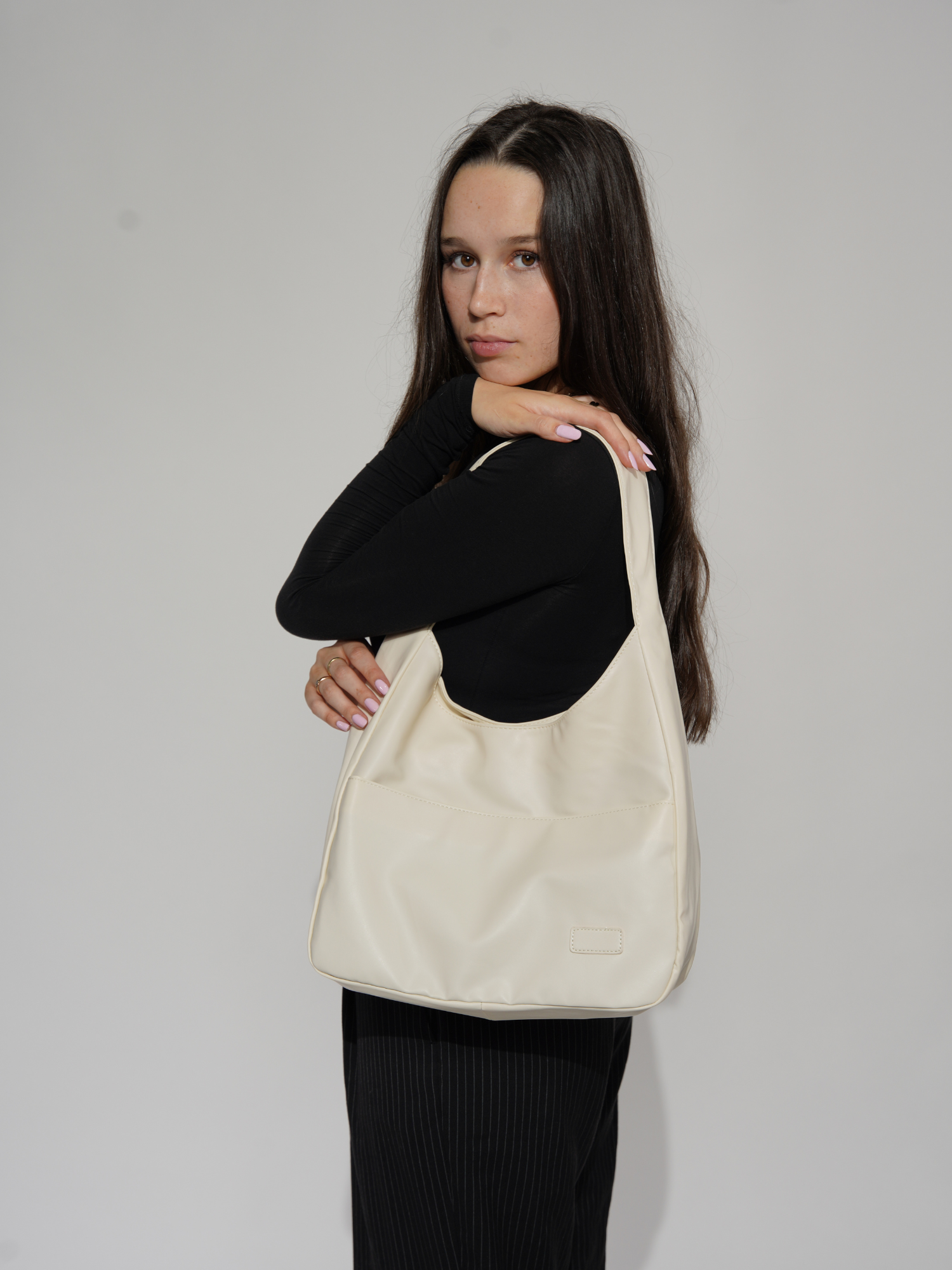 Elegante vegane Leder-Alltags-Tasche