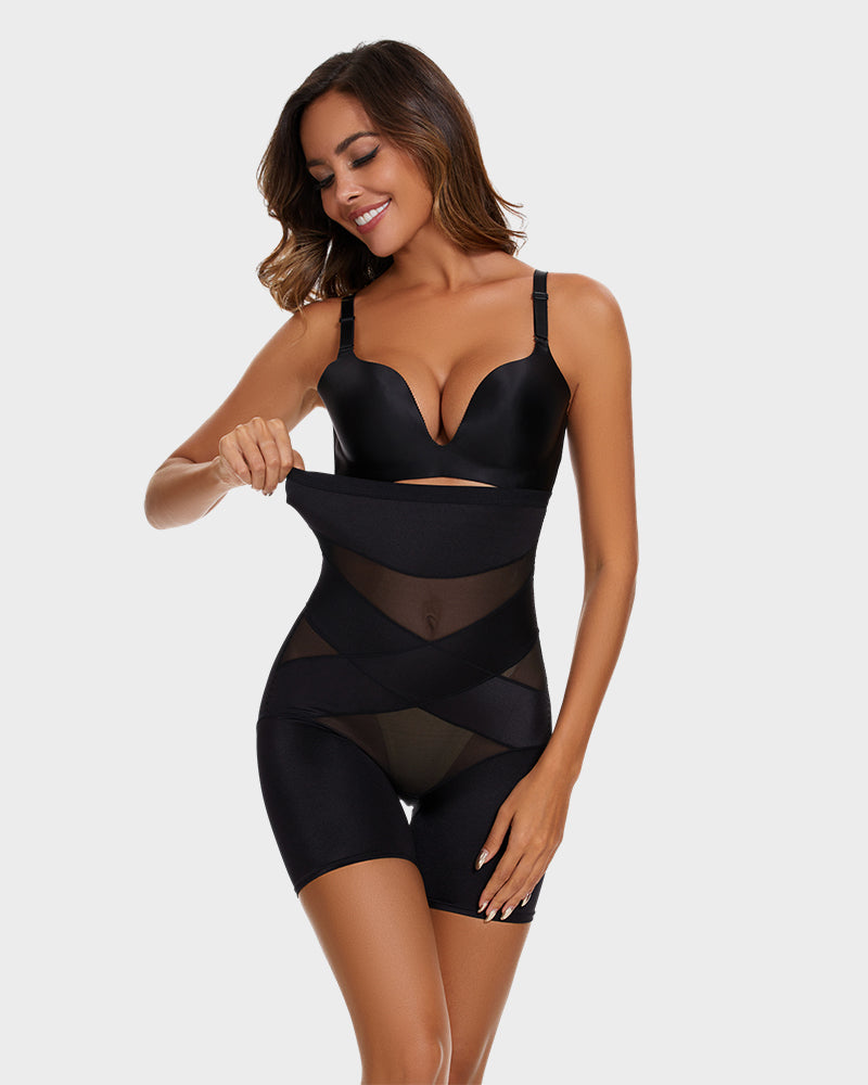 Ultra-Komfort Mid-Thigh Shaping Bodysuit