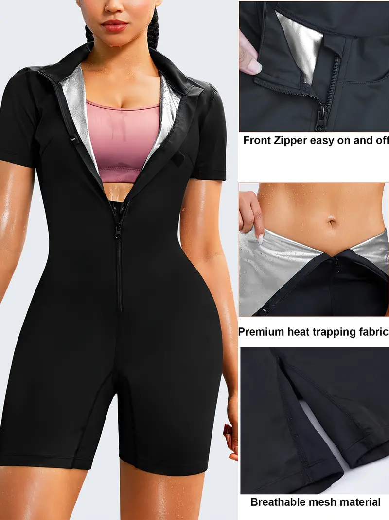 Damen Ganzkörper Shapewear Sauna Anzug