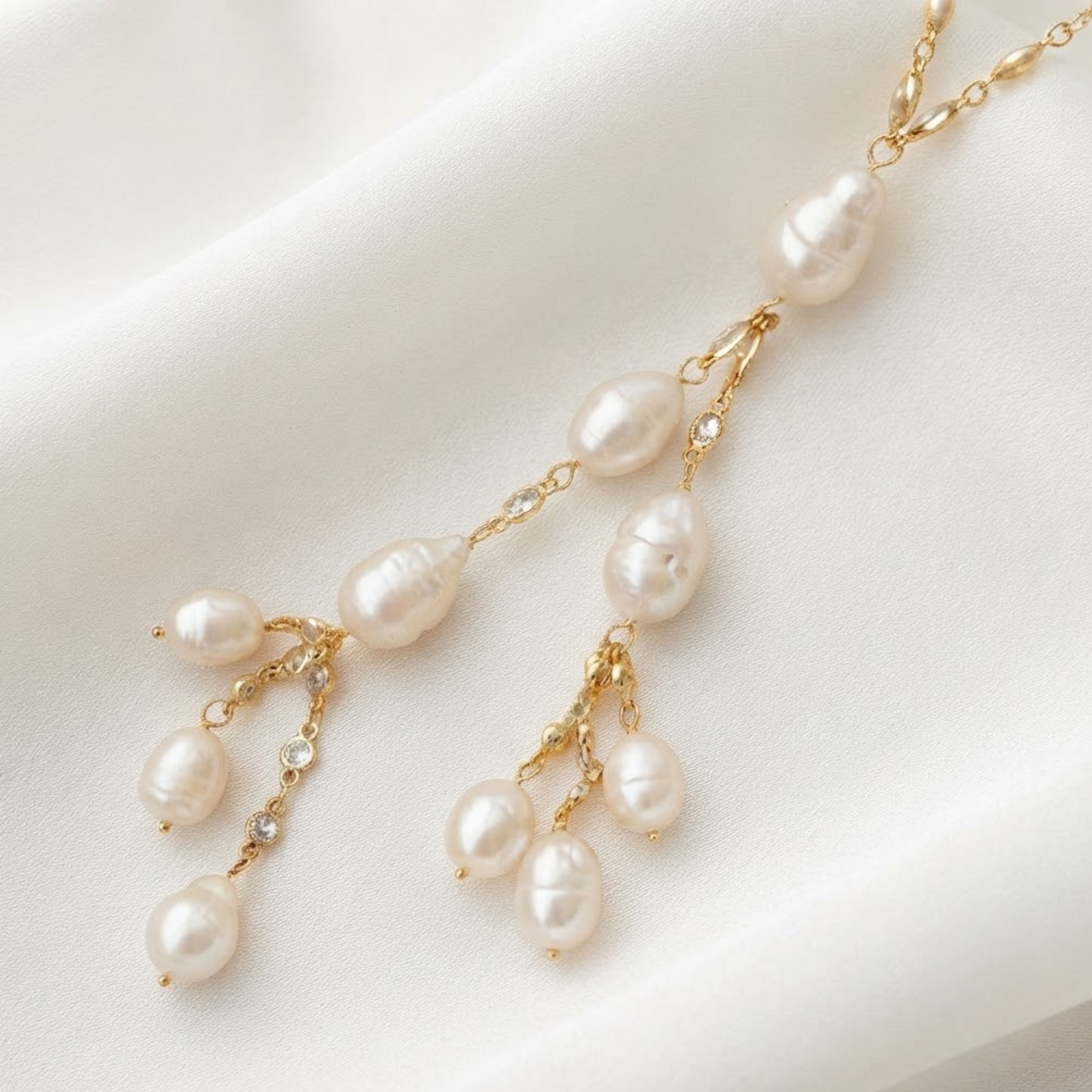 Tethys Cultured Freshwater Pearl Chain Necklace