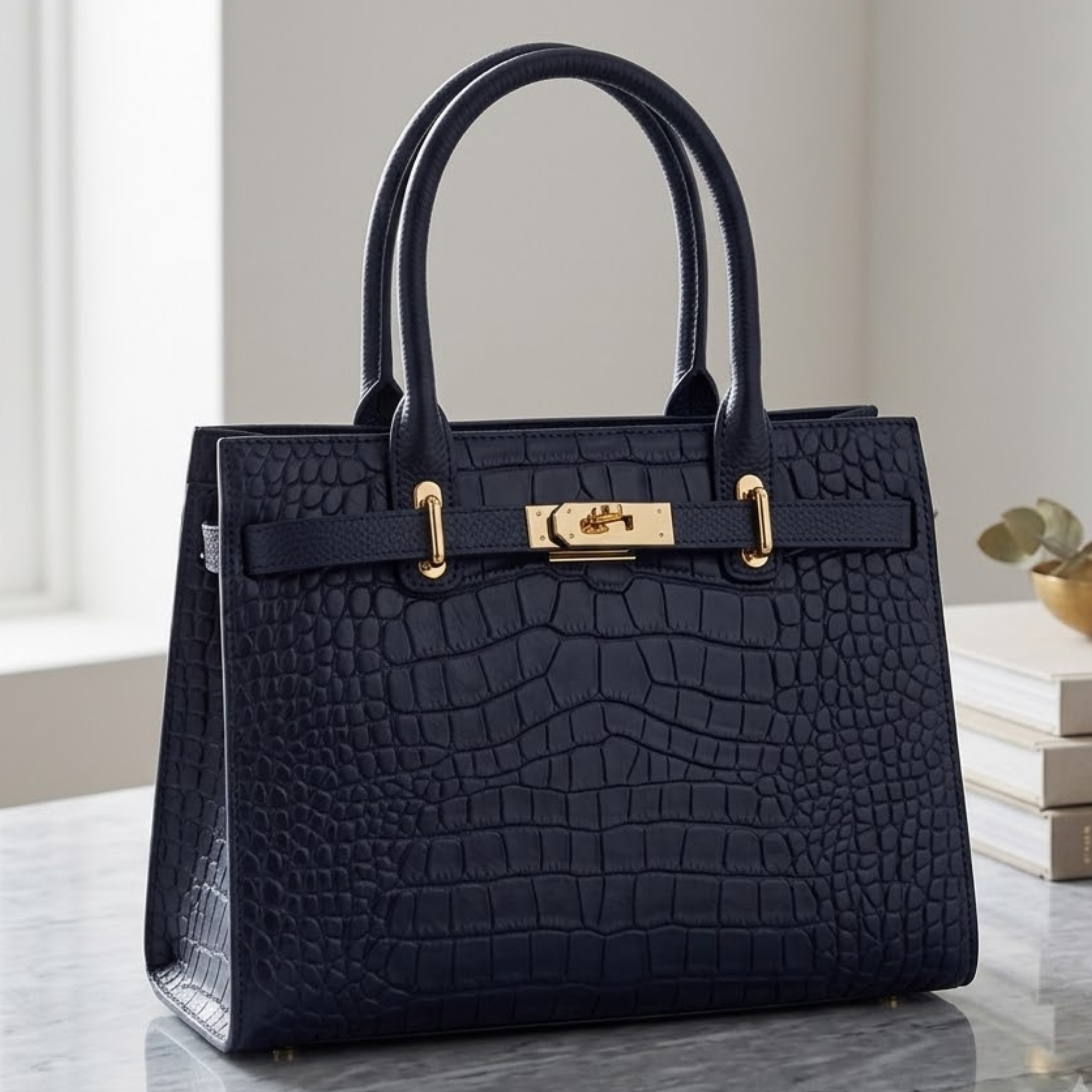 Vionette Echtleder-Handtasche