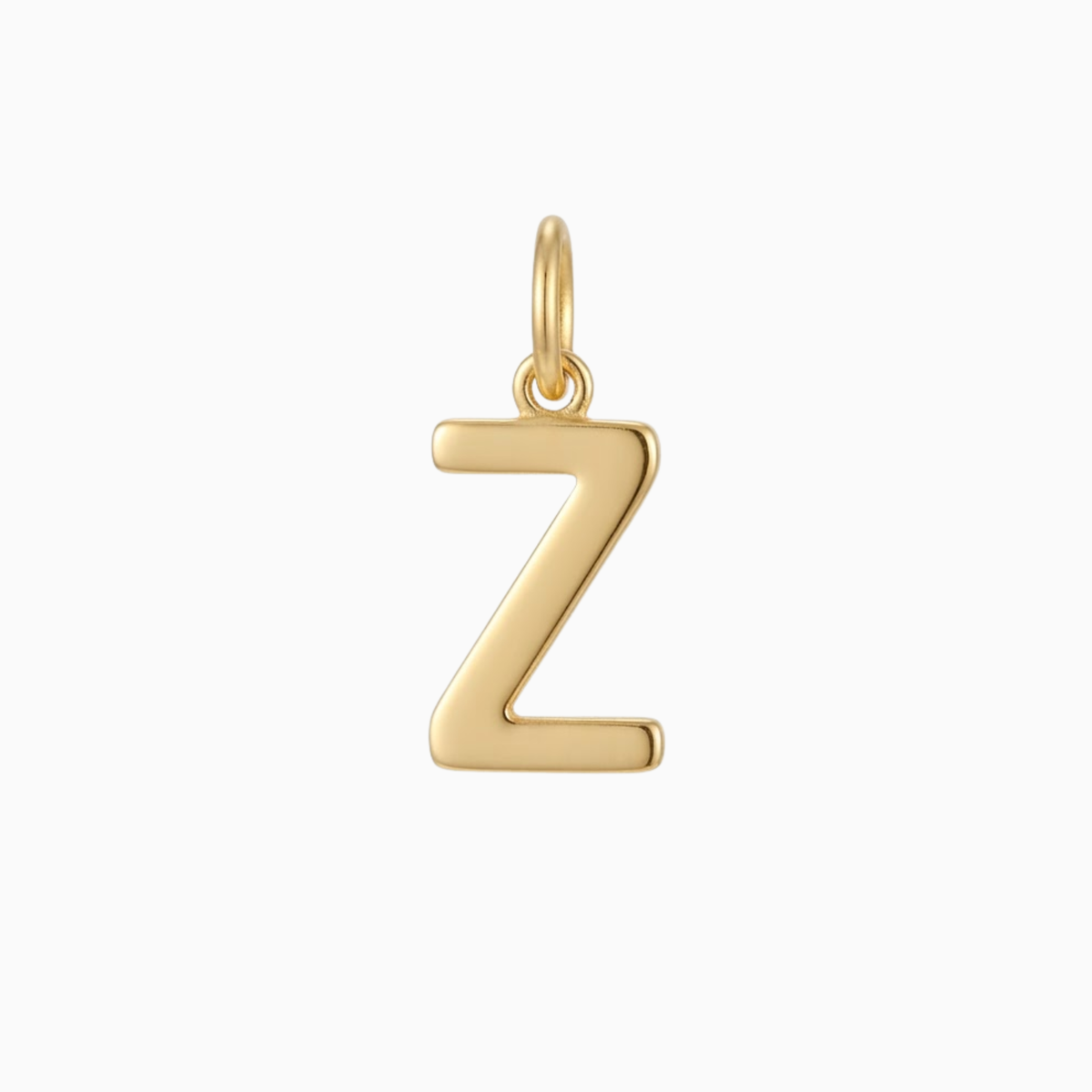 Charms - Gold Initial Z Pendant