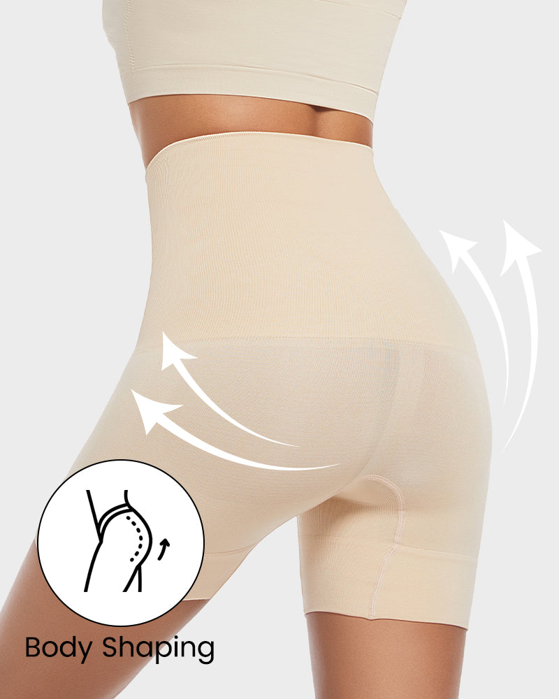 Ultra-Hochtaillierte Bauchkontrollierende Po-Hebende Shorts