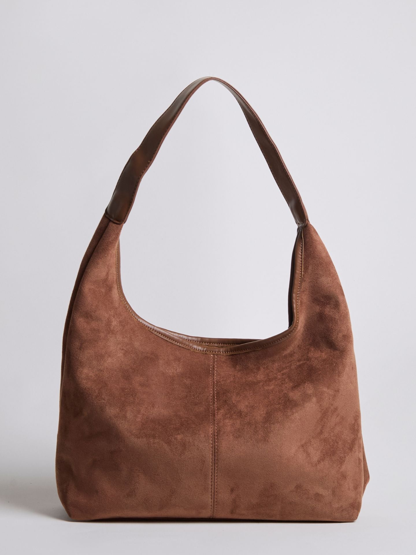 Elegante vegane Leder-Halbmond-Tasche