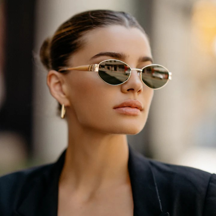 Ewige Eleganz Oval Sonnenbrille