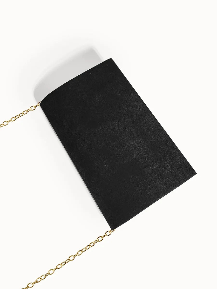 Noctura Wildleder Samt Umschlag Clutch