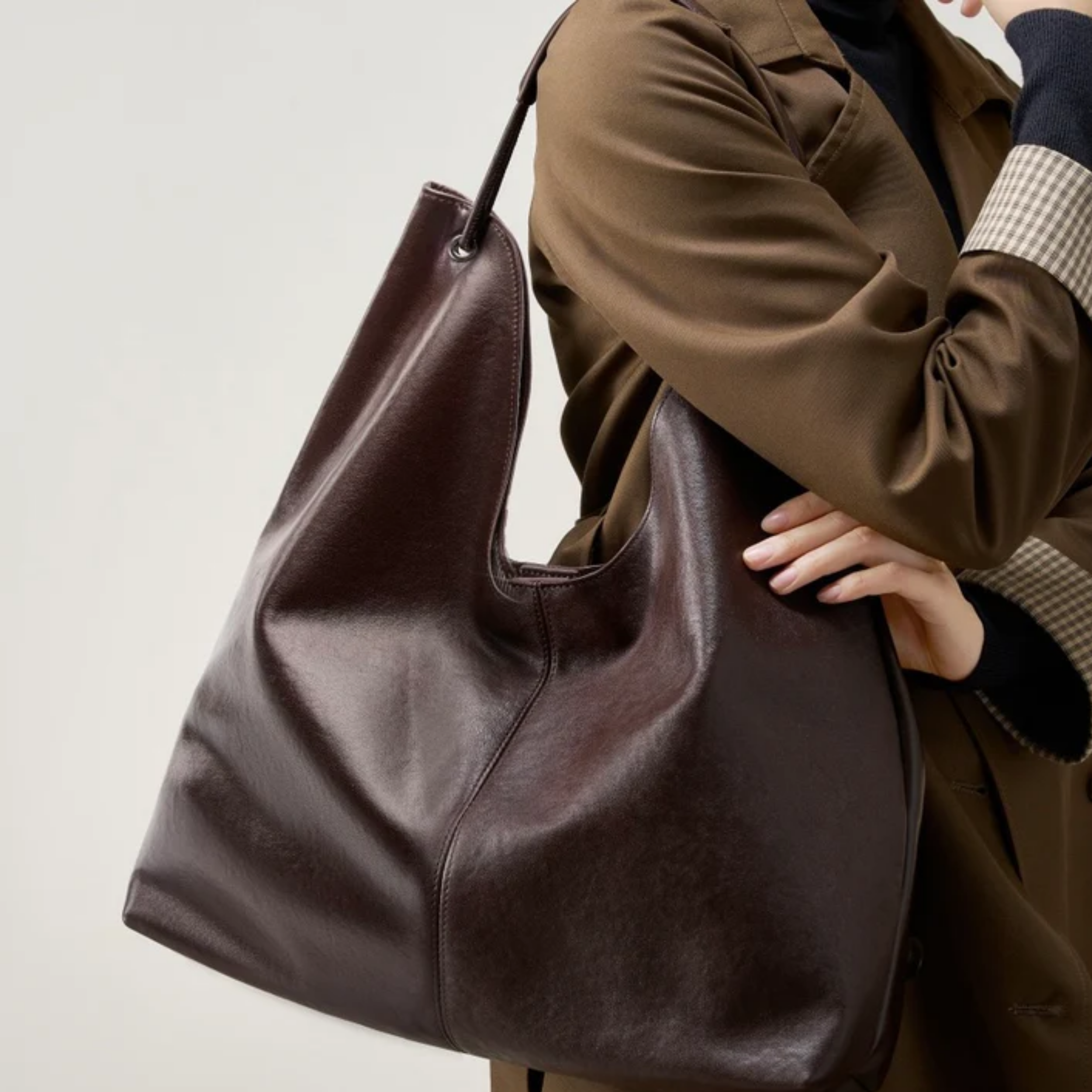 Théia Premium Echtleder-Shopper