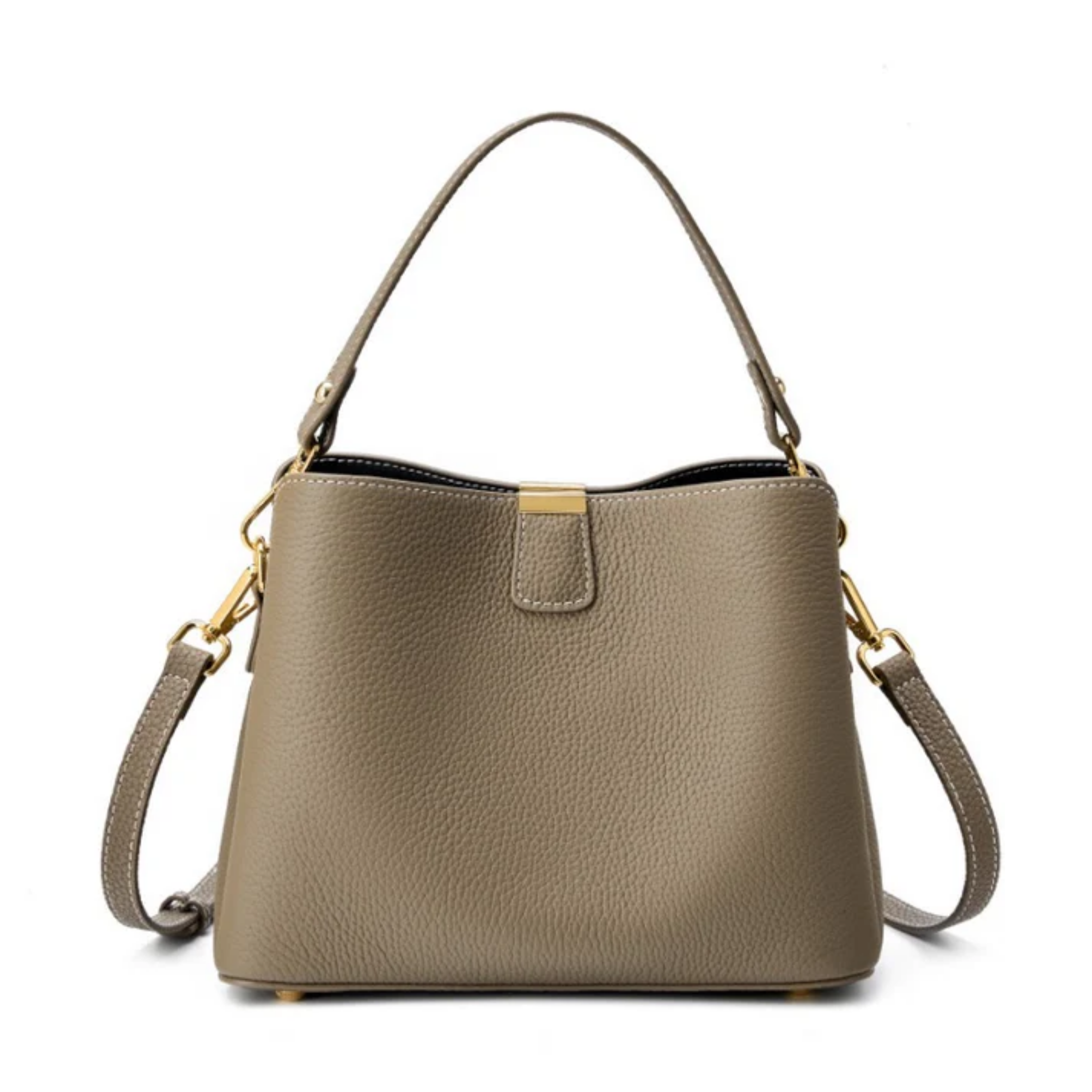 Verona Genuine Leather Bucket Handbag