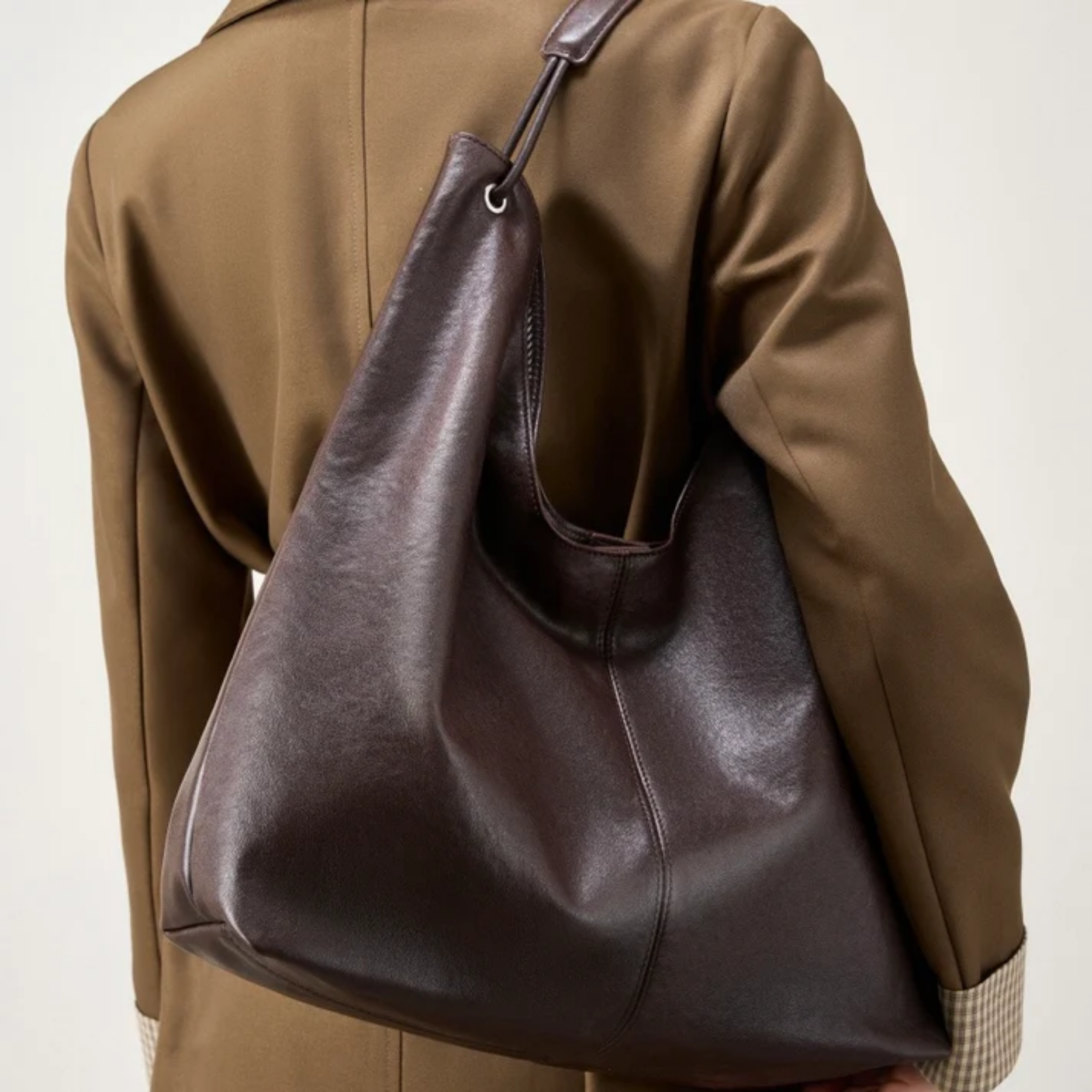 Théia Premium Echtleder-Shopper