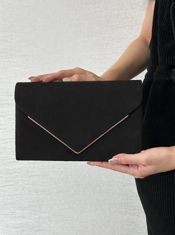 Noctura Wildleder Samt Umschlag Clutch