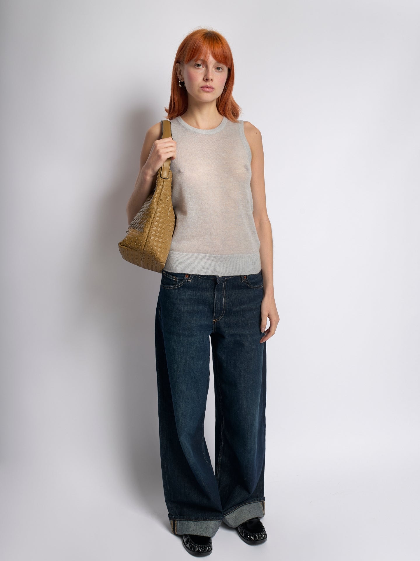 Celine Geflochtene Vegane Leder Tragetasche