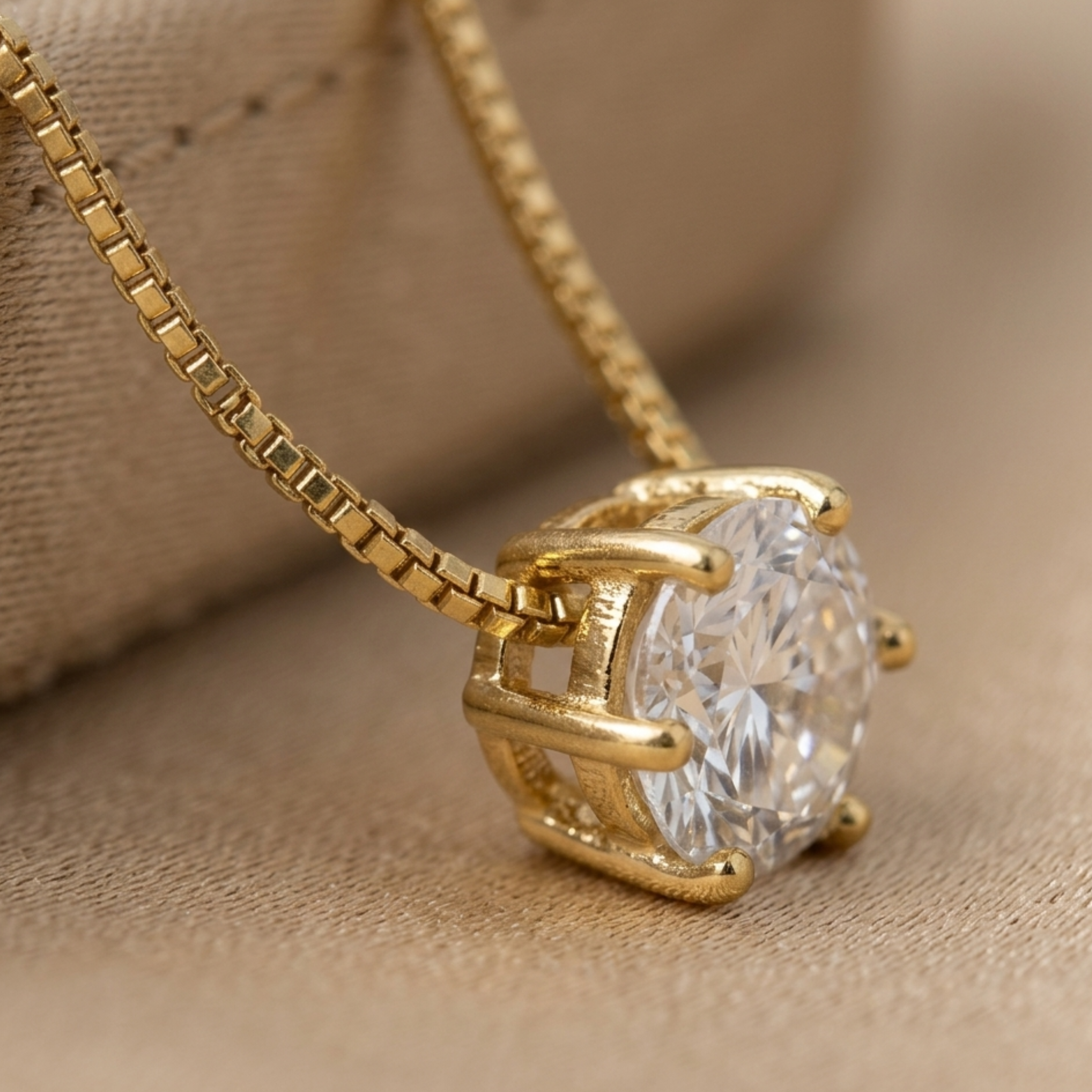 Nova Shine Solitaire Necklace