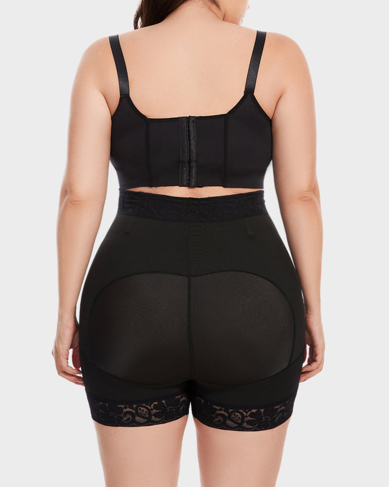 Sculpt & Lift Hochtaillierte Nahtlose Formende Shorts