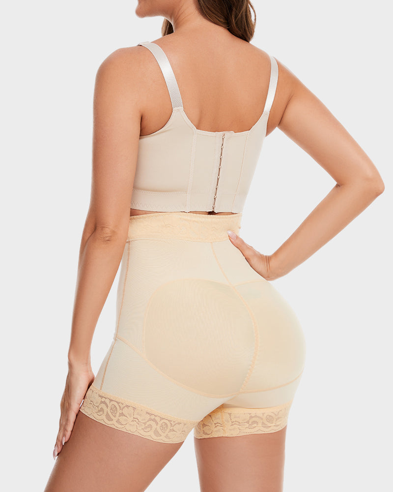 Sculpt & Lift Hochtaillierte Nahtlose Formende Shorts