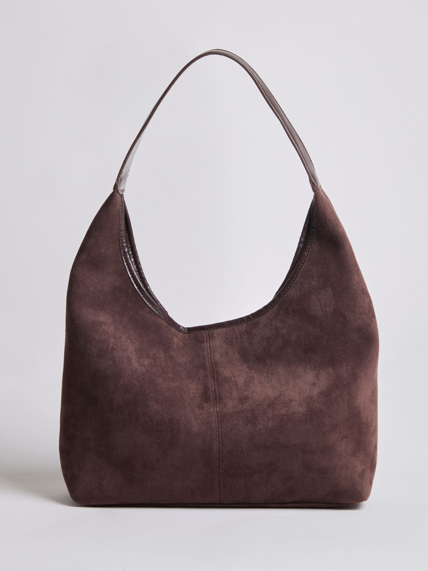 Elegante vegane Leder-Halbmond-Tasche