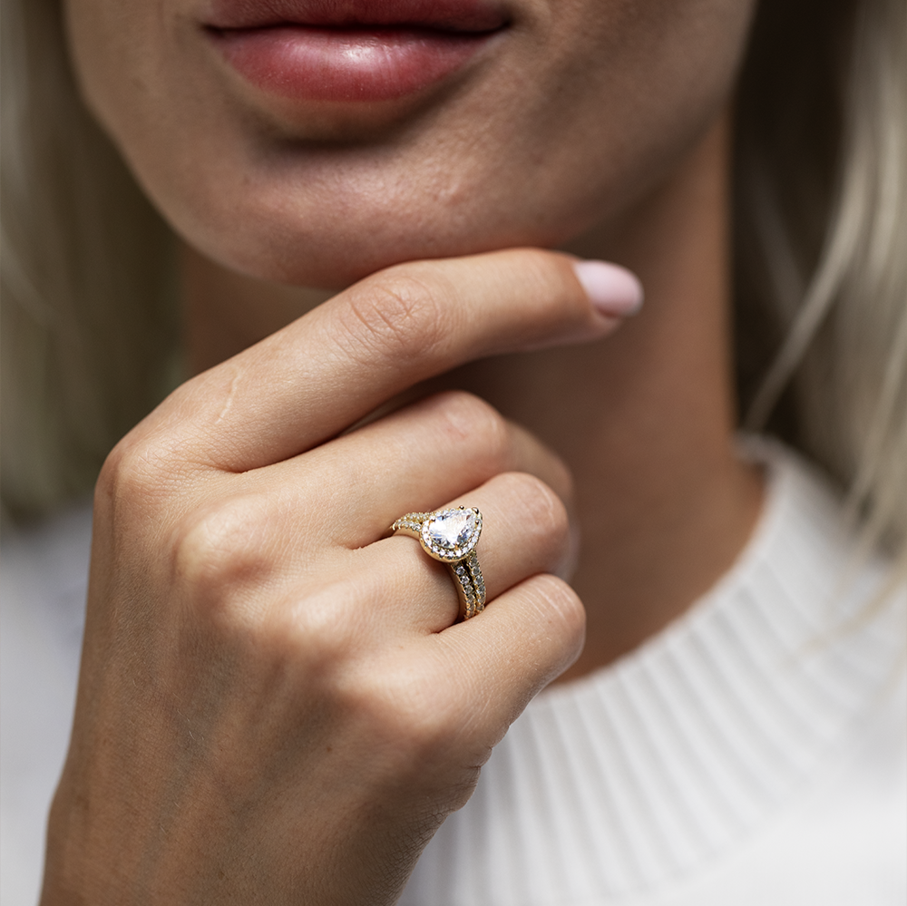 Isabella Moissanit Ring