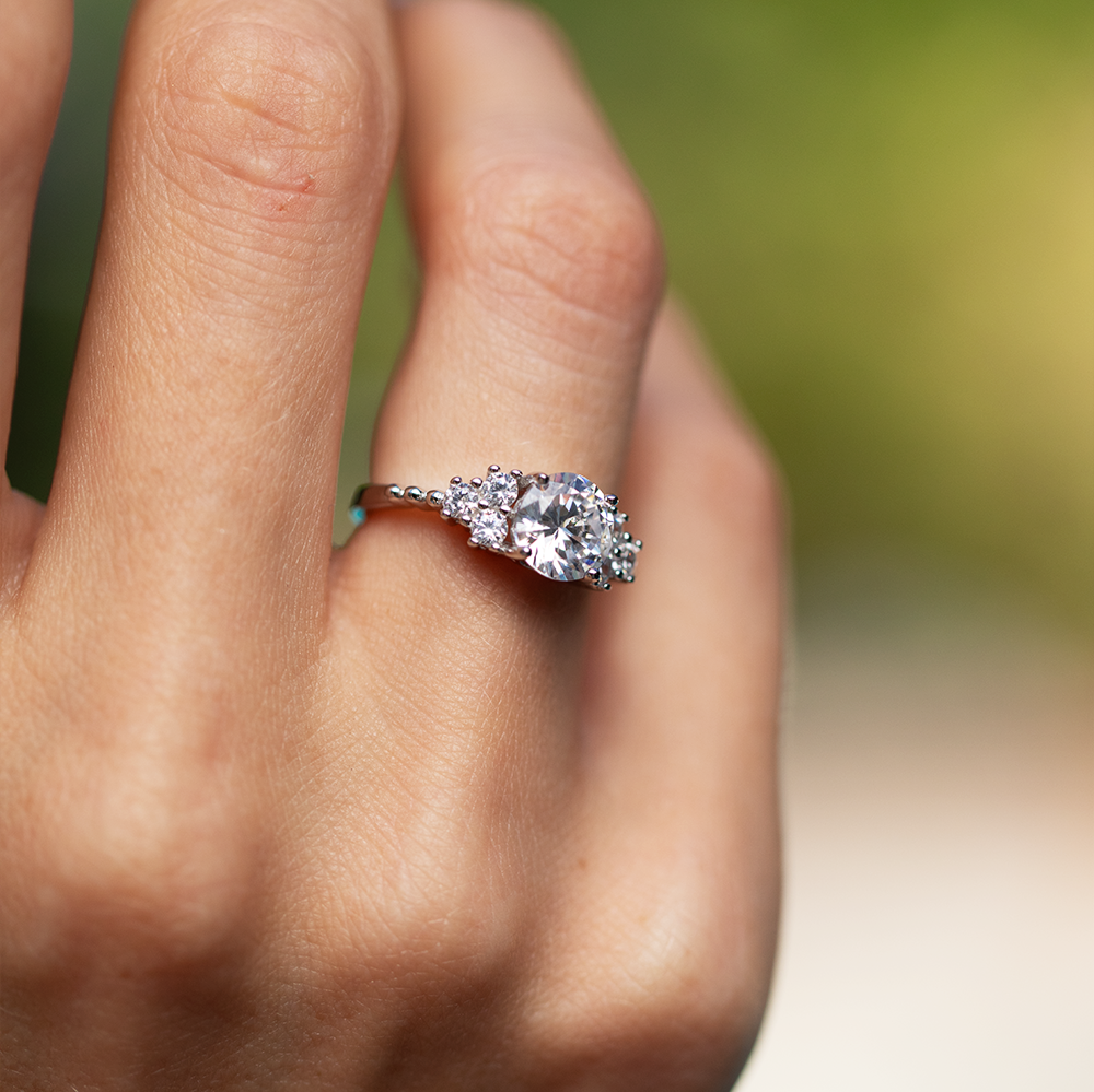 Marcella Moissanit Ring