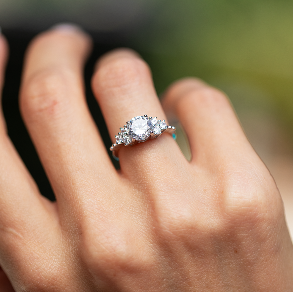 Marcella Moissanit Ring