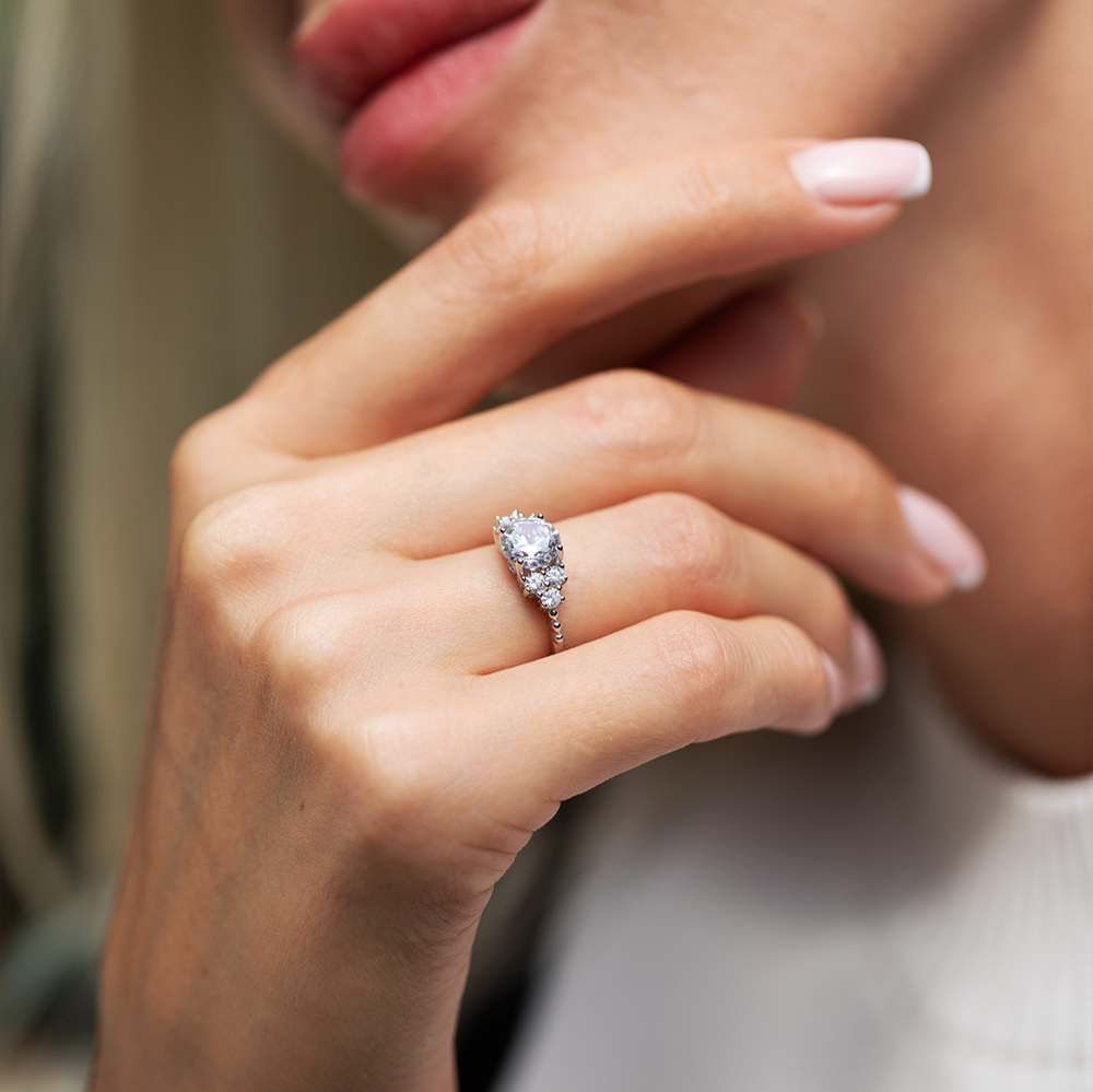 Marcella Moissanit Ring