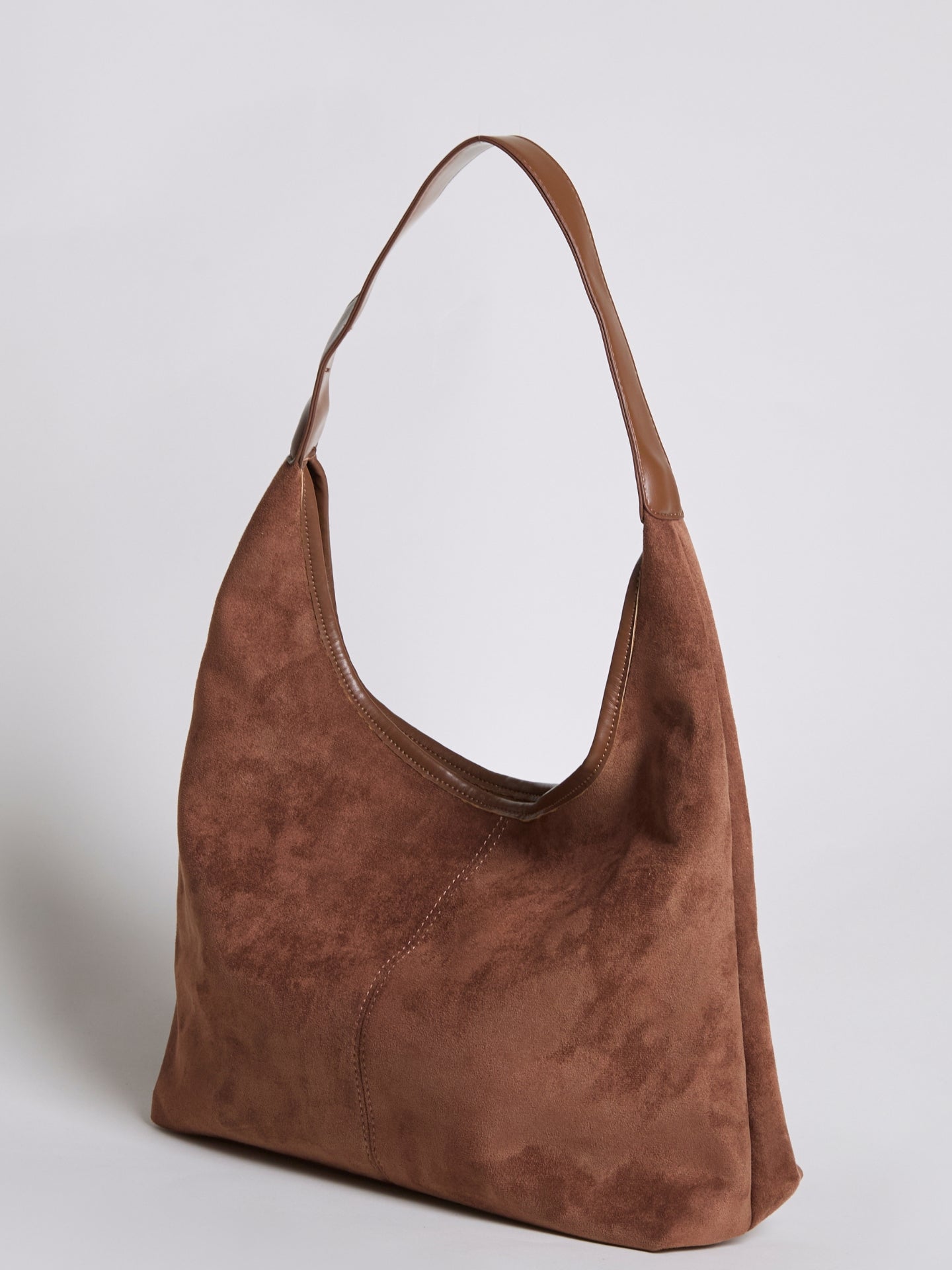 Elegante vegane Leder-Halbmond-Tasche