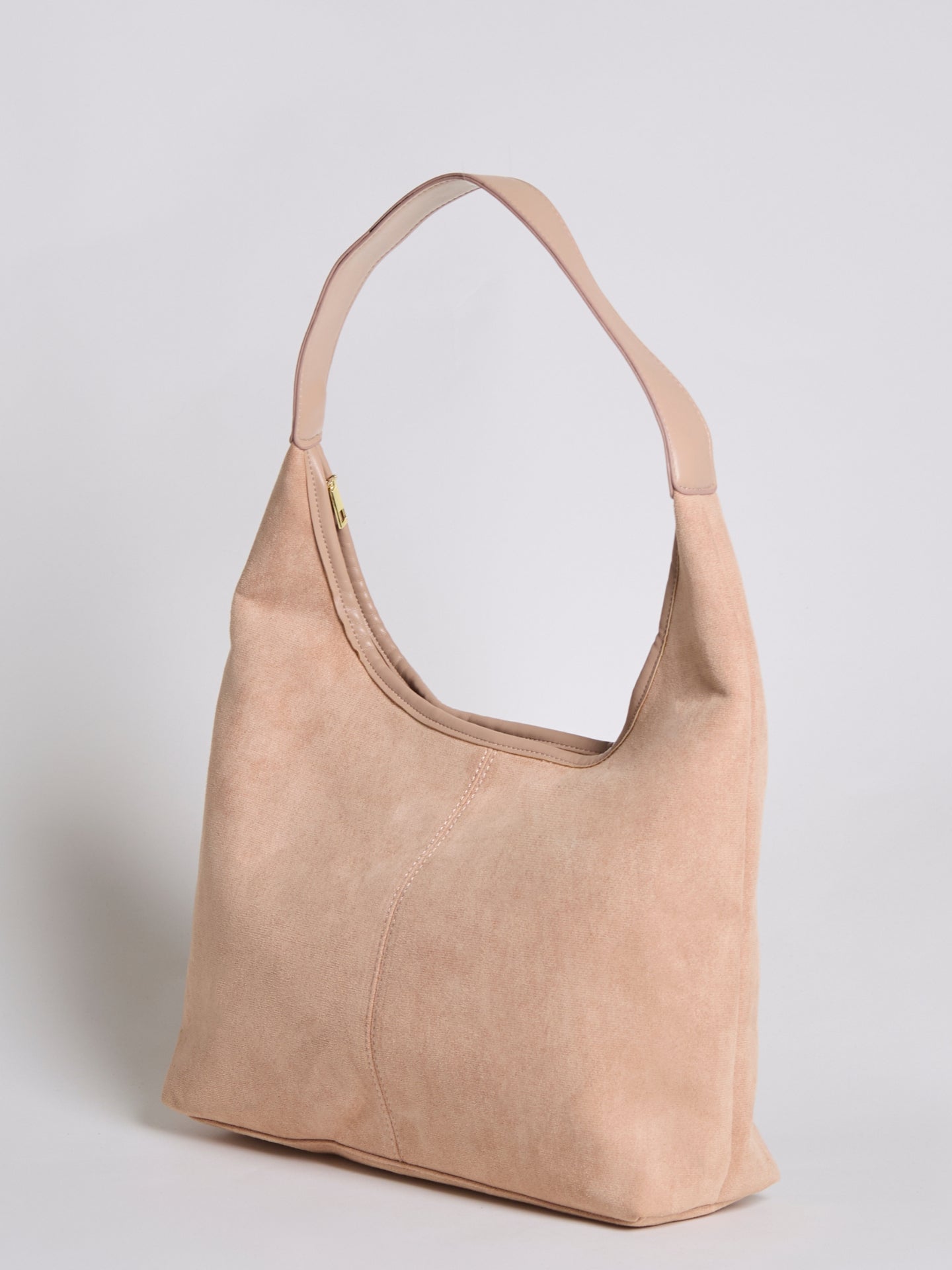 Elegante vegane Leder-Halbmond-Tasche