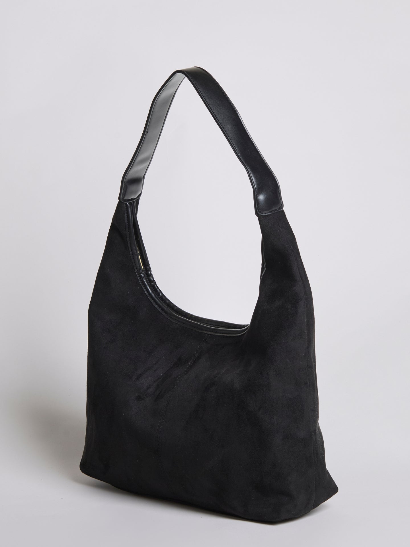 Elegante vegane Leder-Halbmond-Tasche
