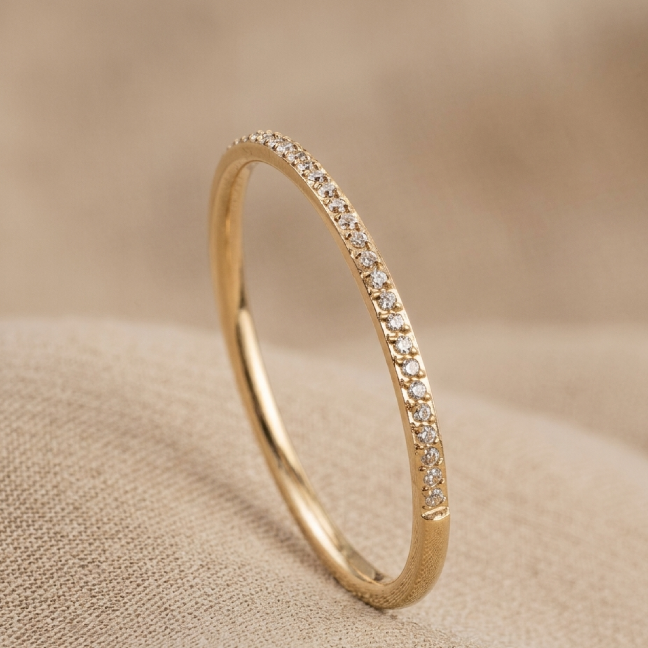 Zoe Glittering Horizon Ring