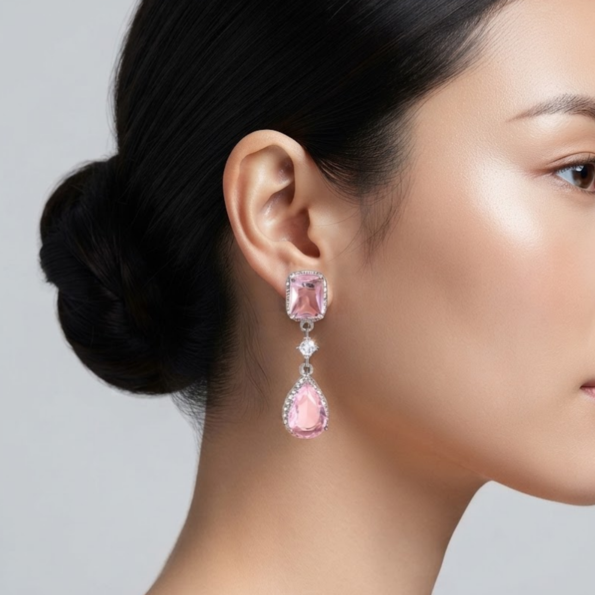 Fiona Crystal Drop Earrings