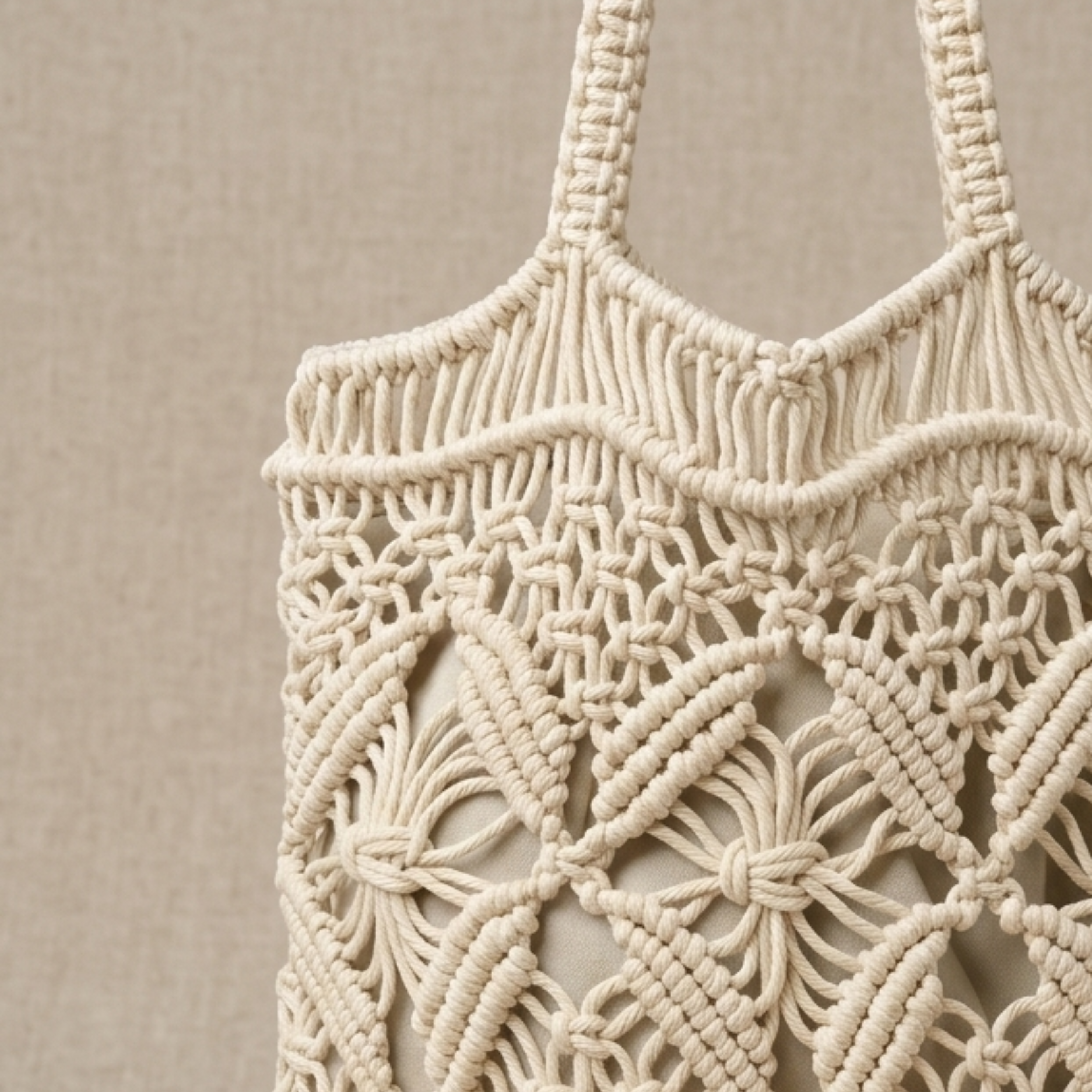 Ethnic Fringe Woven Crossbody Bag with Hollow Design – Sustainable Bag