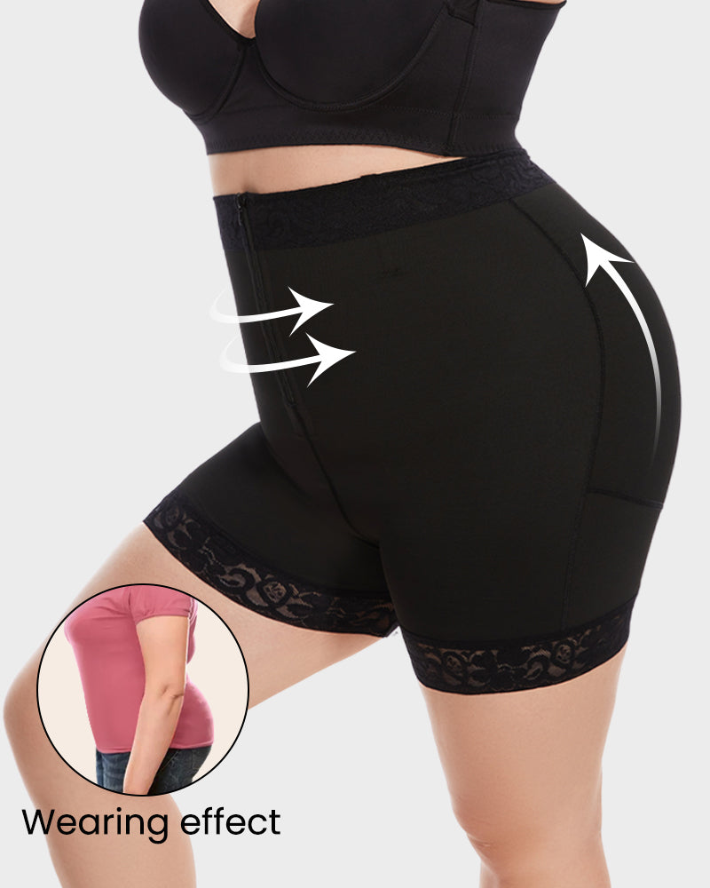 Sculpt & Lift Hochtaillierte Nahtlose Formende Shorts